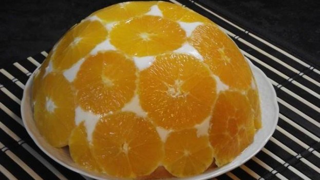 Svieža pomarančová torta