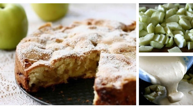 Fotopostup: Jablkový koláč zo 4 ingrediencií