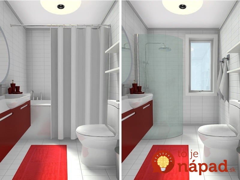 RoomSketcher-Small-Bathroom-Ideas-Tub-Shower-Before-After