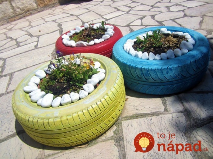 gartendeko-yourself-make-car-tires-painting-flowers-stone
