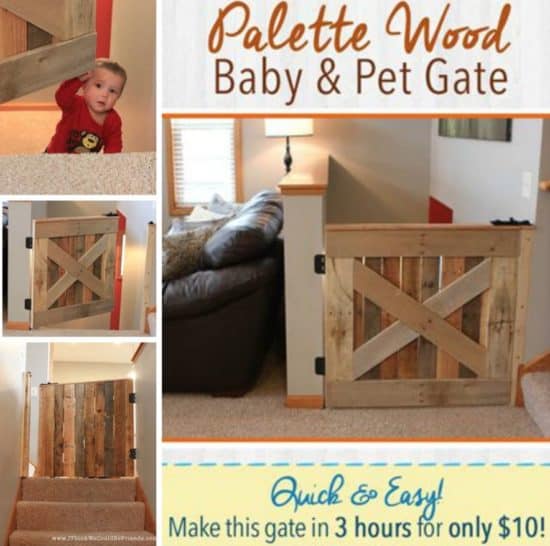 Pallet-Wood-Baby-and-Pet-Gate-Free-Plans--550x546