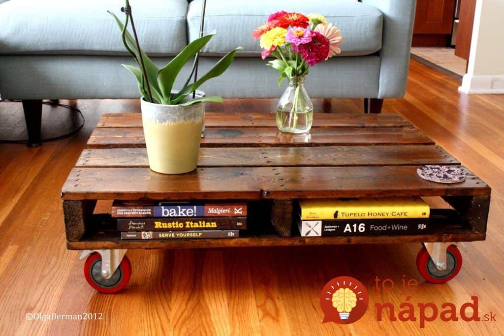 pallet coffee table diy project7