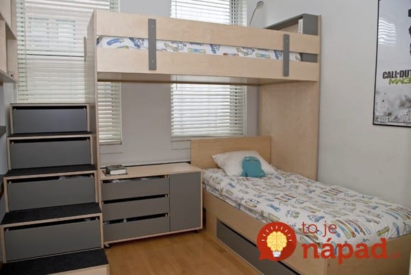 Fitting 2 Children In A Small Room With An L Shaped Bunk Bed For Kids Beds Small Spaces Kids Beds Small Spaces - Kids Bed Decoration