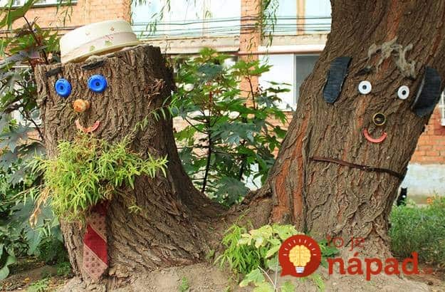 oak-tree-stump-decorating-ideas