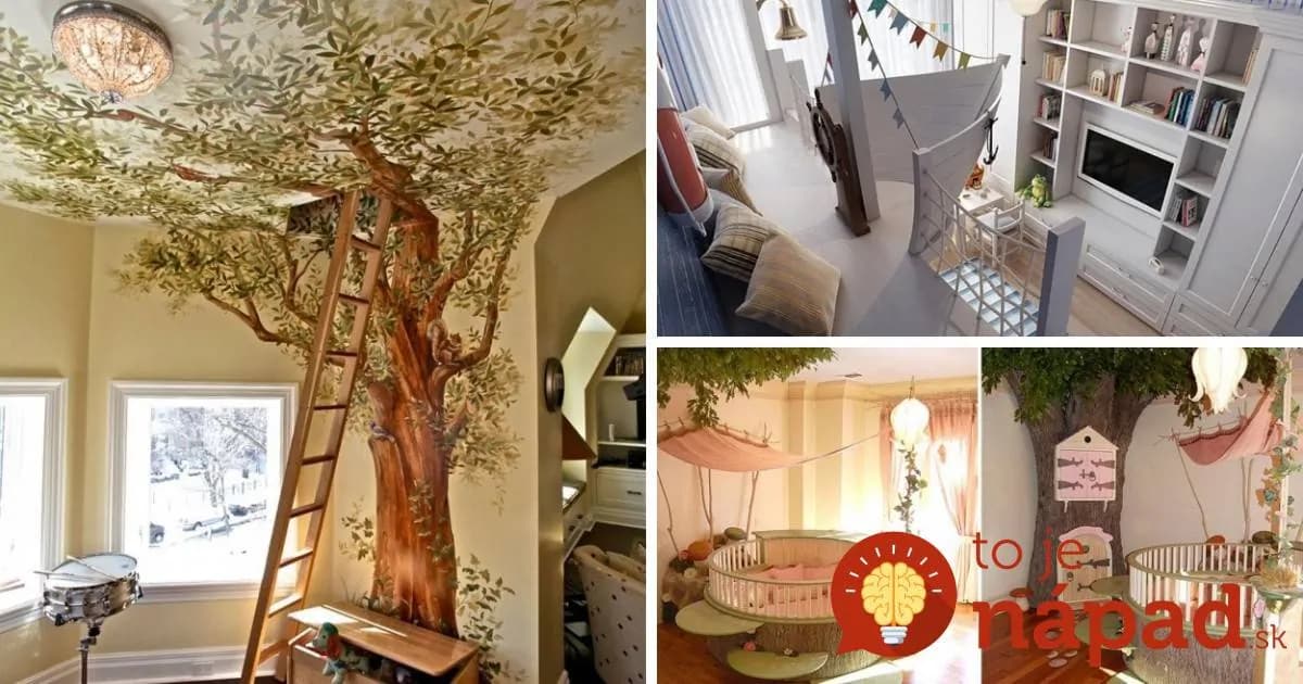 23 detských izieb, v ktorých sa rozprávky menia na skutočnosť