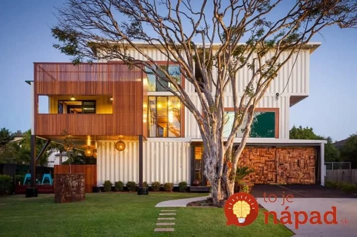 15 moderných domov vytvorených z prepravných kontajnerov