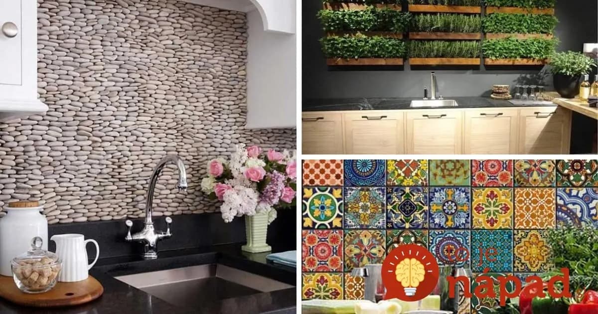 24 skvelých nápadov na dekoráciu kuchynskej steny