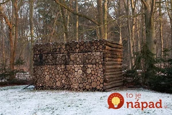 Vidíte kopu palivového dreva? Pozrite sa lepšie!