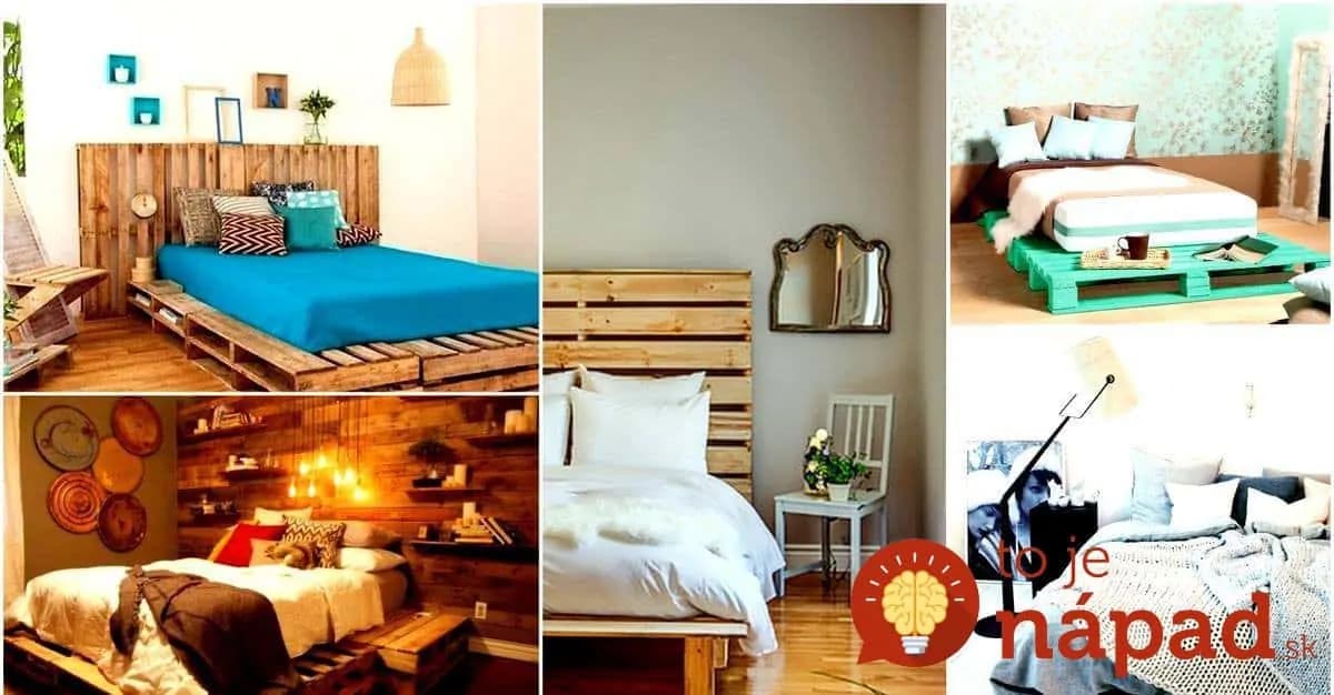 27 geniálnych postelí z paliet, ktoré si môžete vyrobiť aj vy!