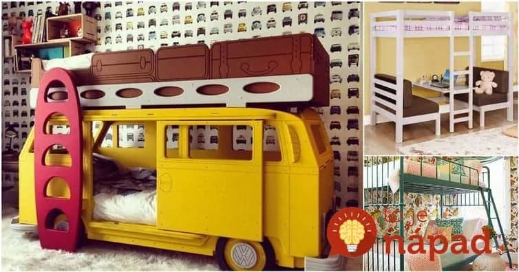 15 poschodových postelí, pre ktoré budete chcieť byť opäť dieťaťom!