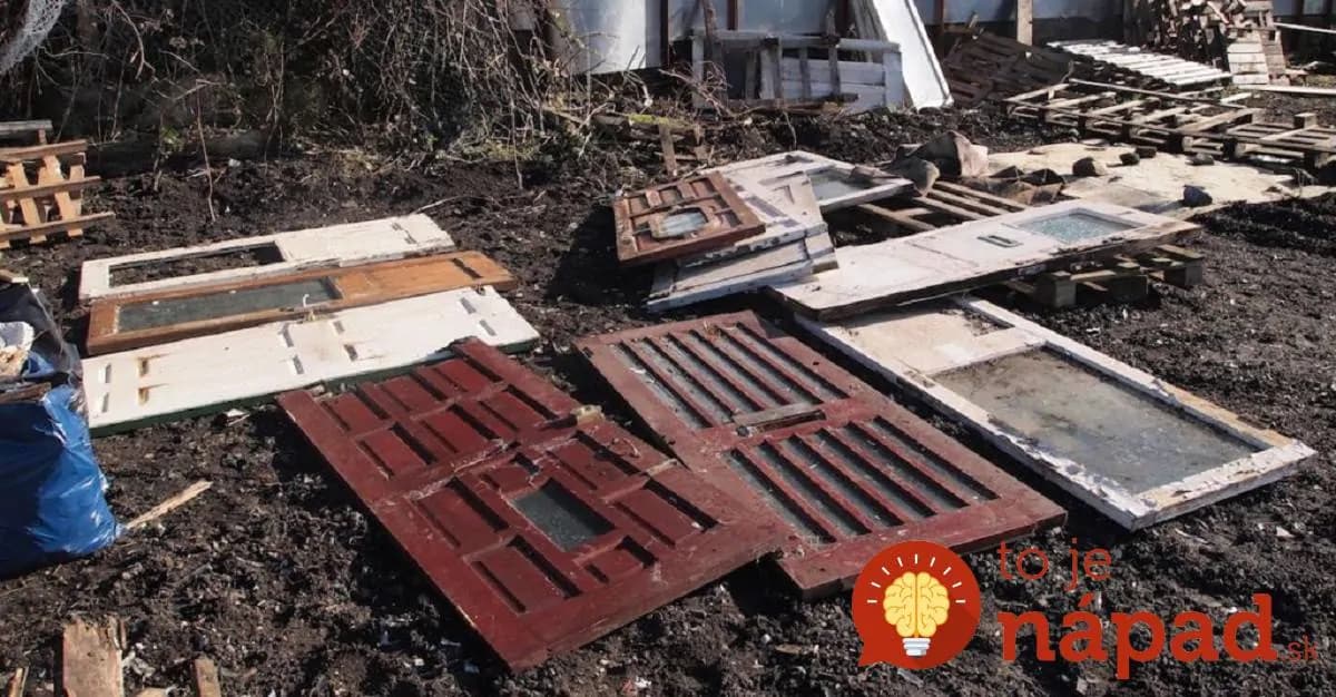 23 tipov ako zrecyklovať staré dvere