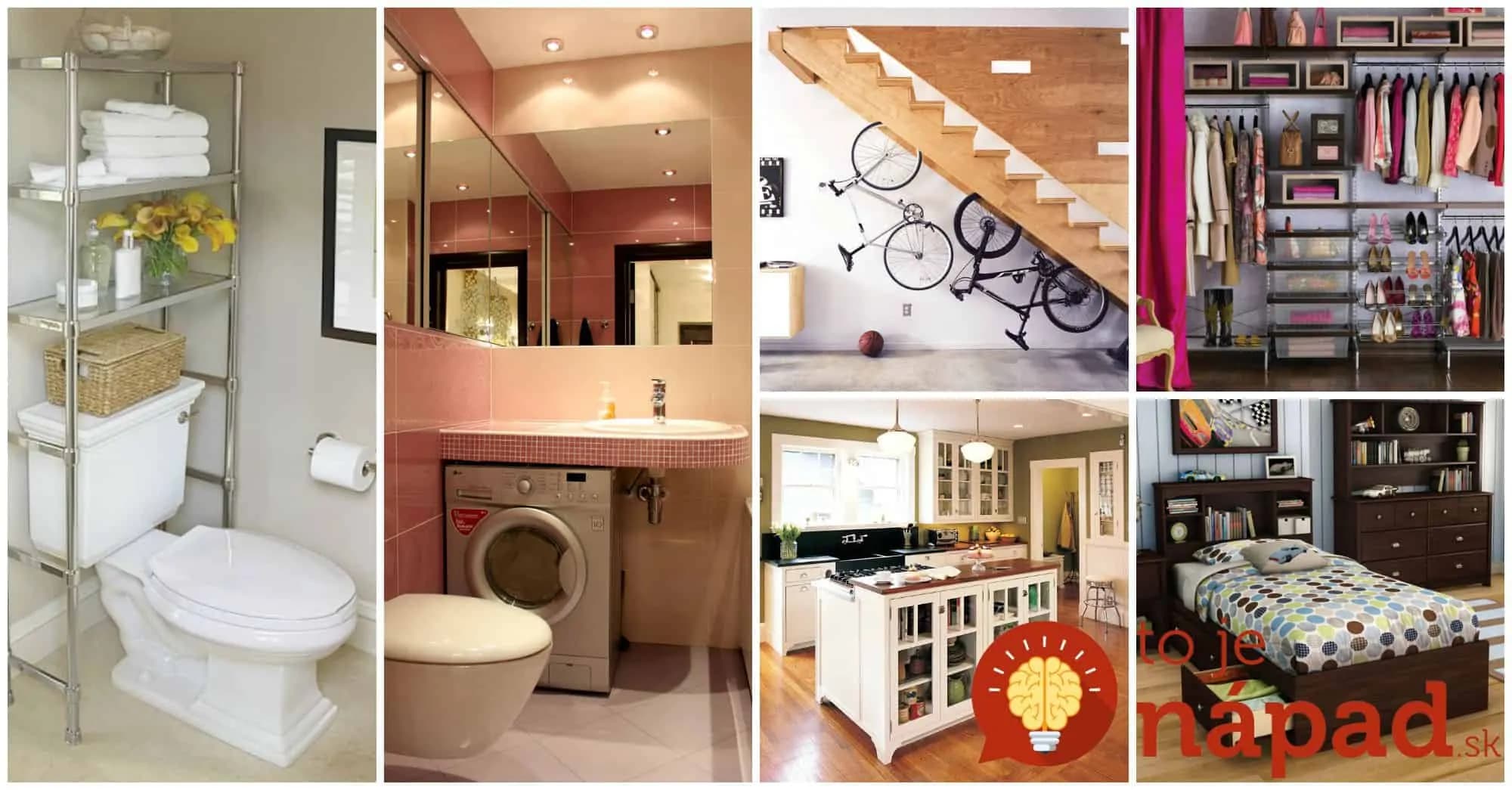 25 trikov s priestorom, ktoré dokážu vo vašom byte zázraky