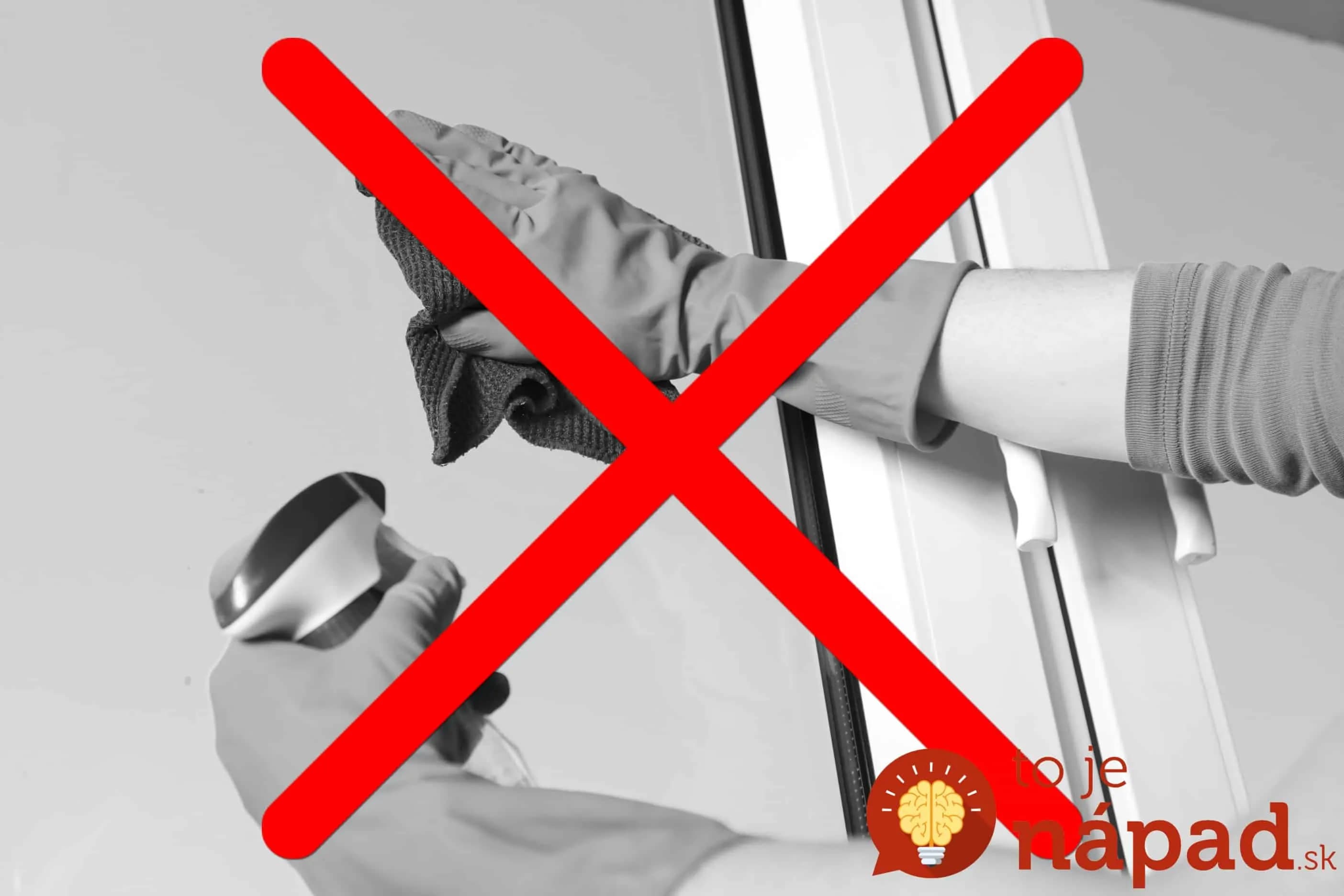 Ako dokonale umyť okná bez handry a prostriedku z obchodu?