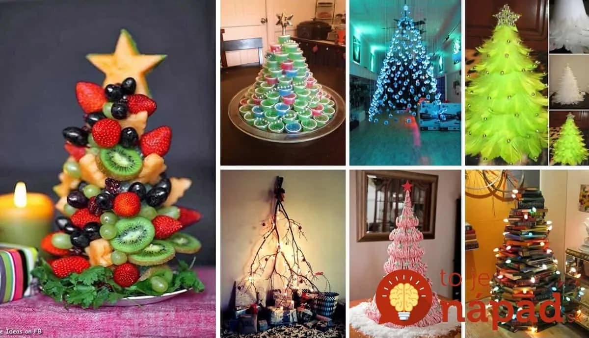 Vianočná kreativita: 31 najnezvyčajnejších vianočných stromčekov
