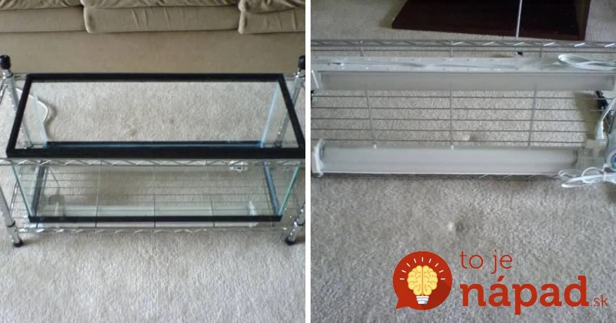 Pre priateľku zhotovil úžasné prekvapenie. Takto upravil konferenčný stolík