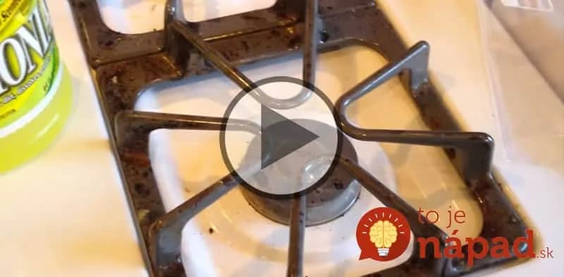 Ako vyčistiť znečistené mriežky na sporáku? Stačia vám len 2 veci!