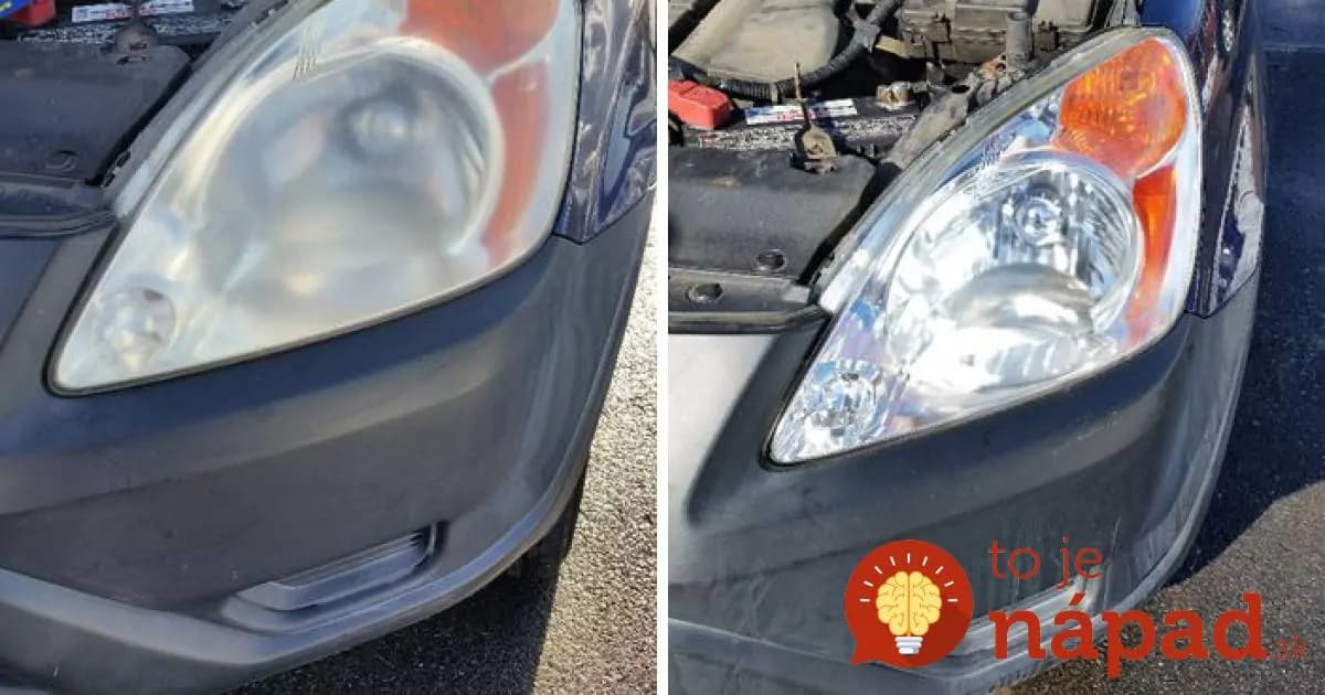 Zahmlené svetlomety? Prekvapivý trik, vďaka ktorému budú opäť ako nové!