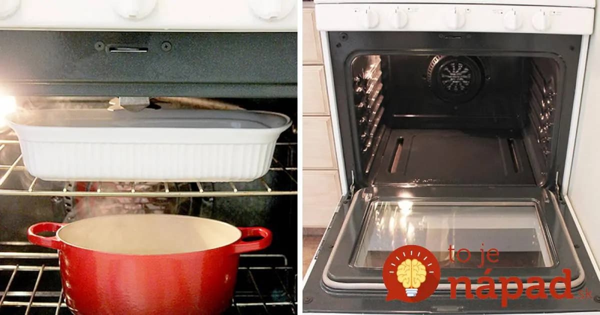 Jednoduchý trik, ako vyčistiť aj veľmi znečistenú rúru