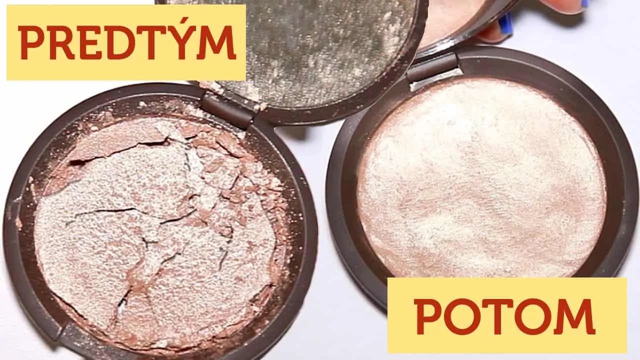 Rozbitý púder alebo očné tiene? Vďaka tomuto triku budú opäť v perfektnom stave!