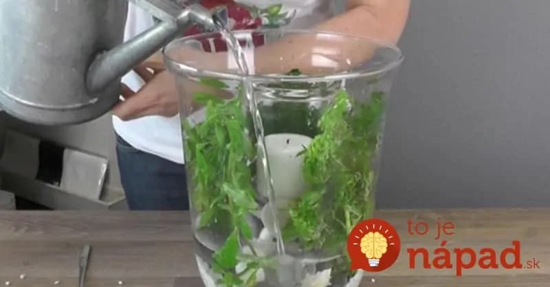 Najkrajšia dekorácia na stôl, akú poznáme. Za nádherný efekt môže obyčajná voda!