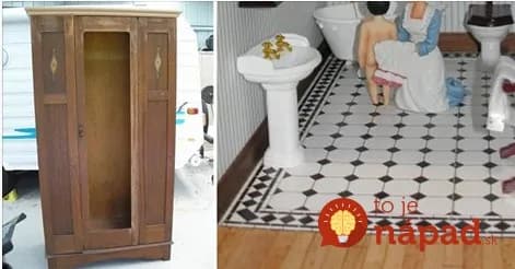 Dvojica si kúpila rozpadnutú skrinku za pár drobných. Pozrite sa, čo z nej vyrobili pre svoju dcérku!