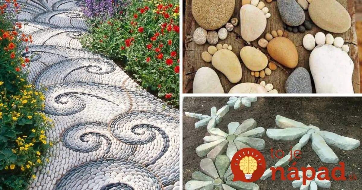33 nápadov, ako skrášliť záhradu pomocou obyčajných kameňov