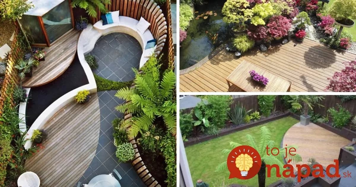 35 geniálnych riešení pre malé záhrady!