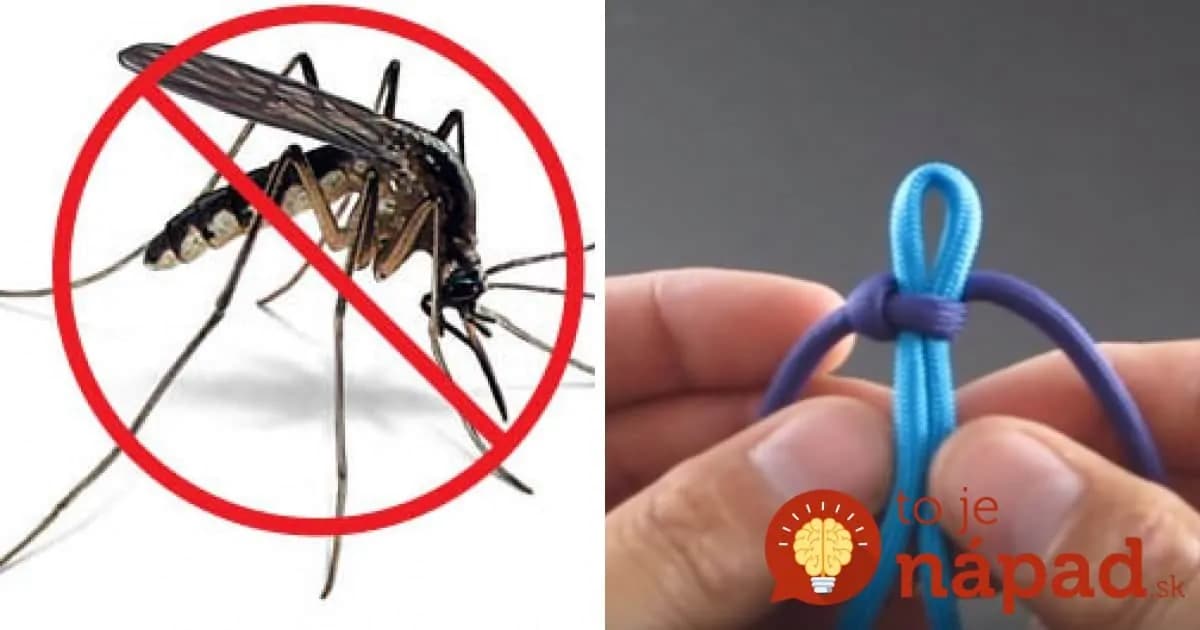 Náramok, ktorý vás ochráni pred komármi a otravným hmyzom!