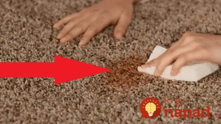 Najjednoduchší spôsob, ako vyčistiť koberec!