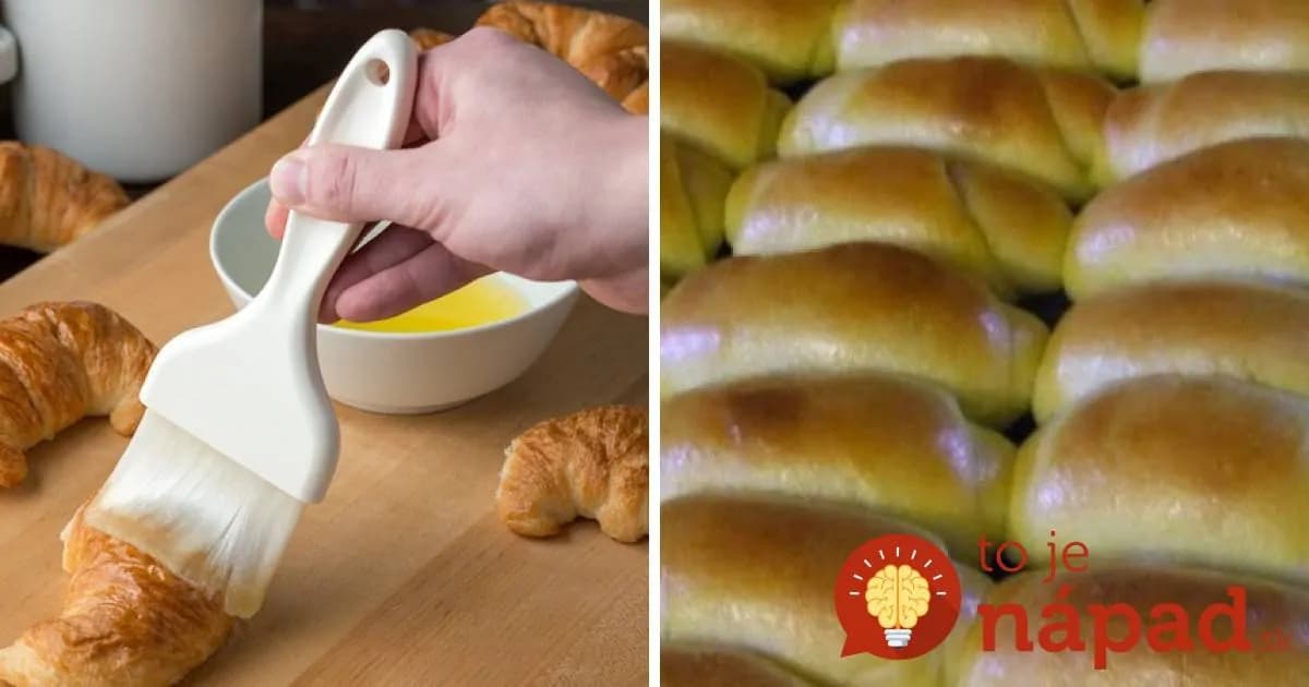 Voda, vajce alebo dokonca káva? Čím treba potrieť pečivo, aby bolo najchutnejšie?