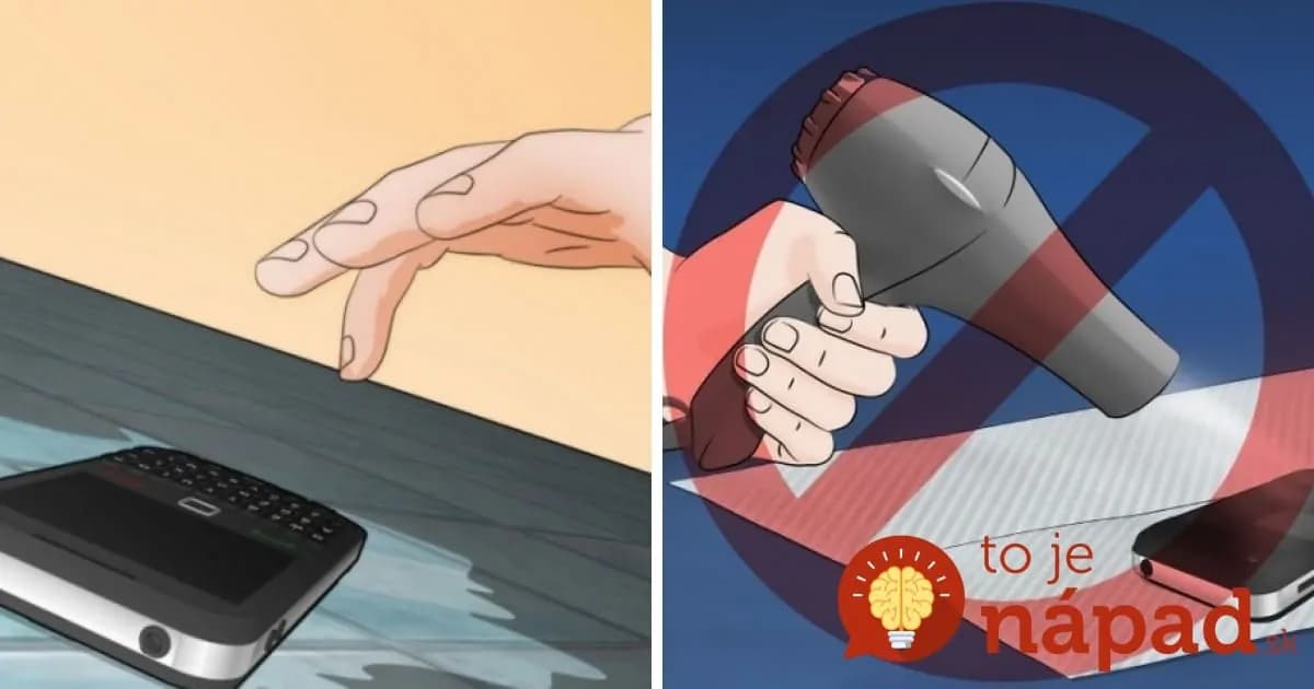 Nikdy nepoužívajte fén: Takto môžete zachrániť mobil, ak prišiel do kontaktu s vodou!