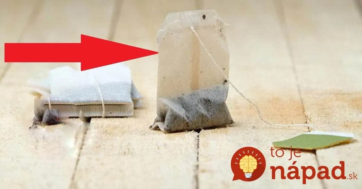 Všetko, čo potrebujete je sáčok tohto čaju. Položte ho na podlahu a budete sa diviť, čo dokáže!