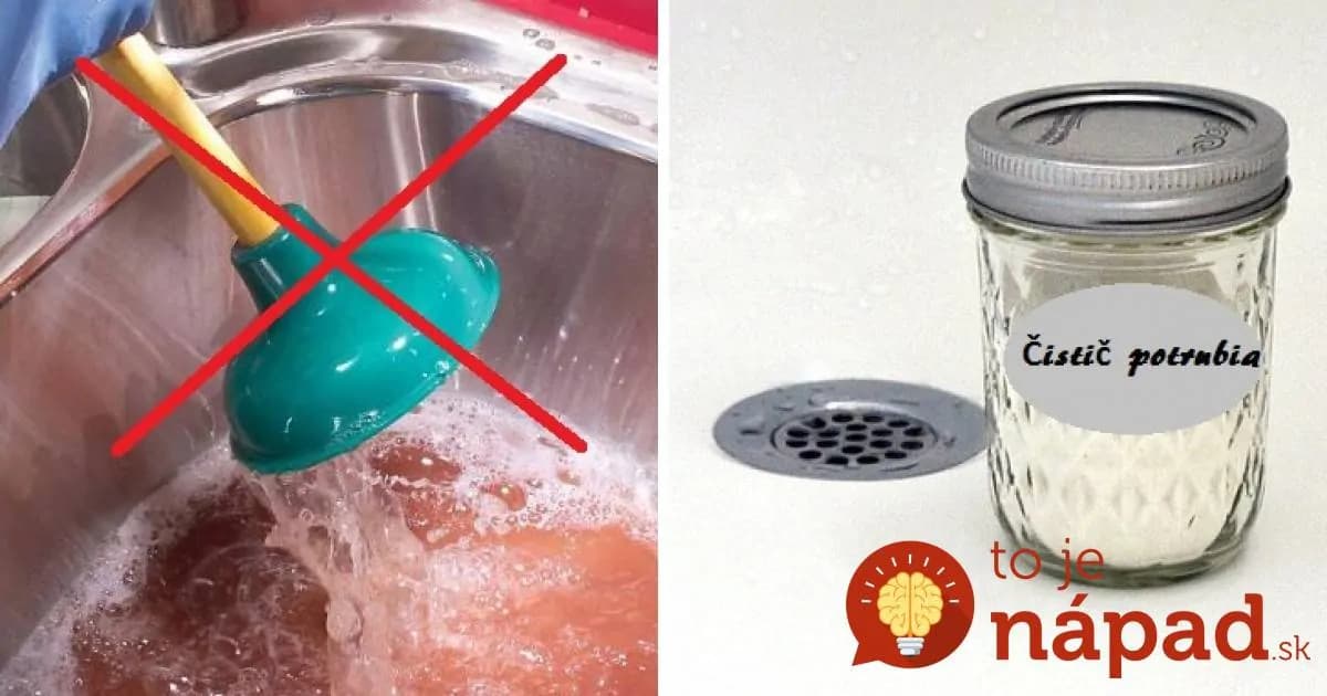 Domáci čistič upchatého potrubia, ktorý sa oplatí mať doma vždy poruke!