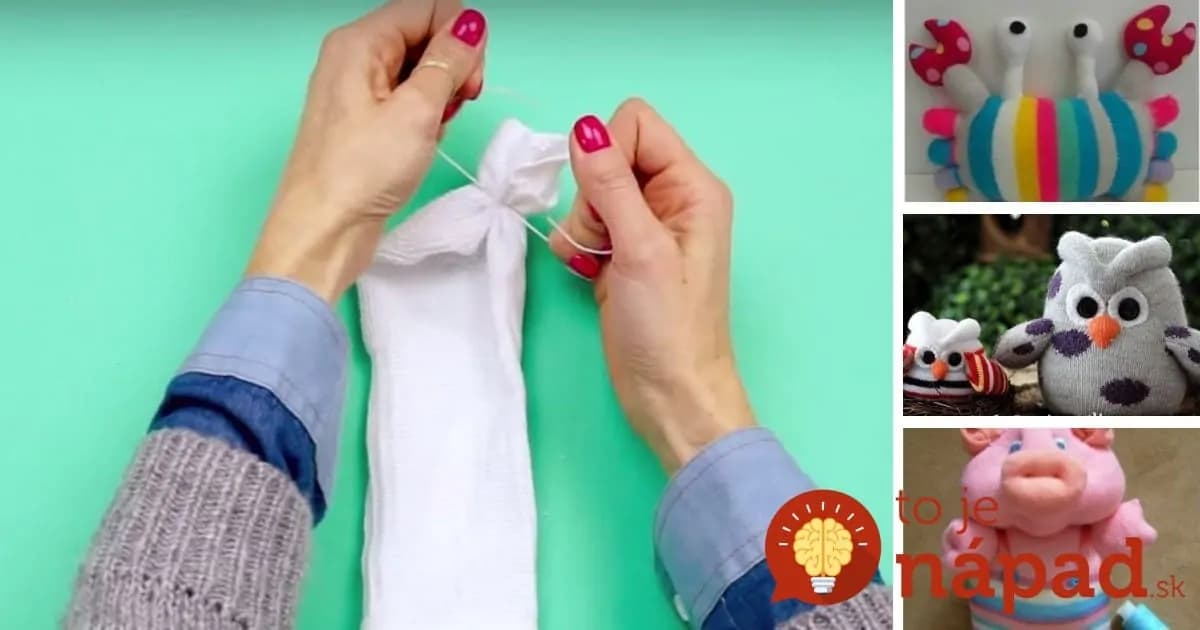 Toto si zamilujete: Krásne nápady na utešené výtvory zo zatúlaných ponožiek!