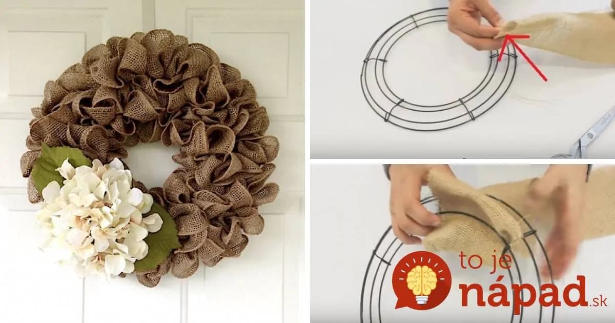 Ozdobný veniec nemusíte kupovať: Vyrobte si ten najkrajší doma a za 10 minút!