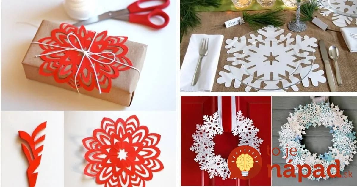 Nádherné snehové vločky z papiera vyrobíte len za 5 minút: Takto si s nimi môžete vyzdobiť byt!