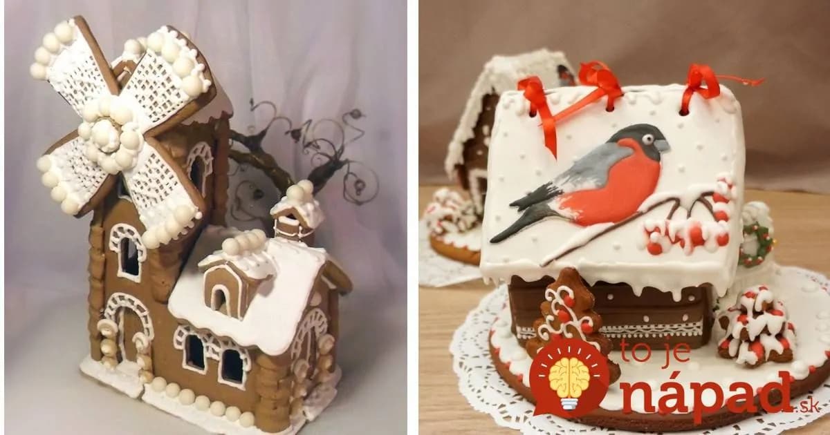 Čarovné medovníkové chalúpky z našich domácností!