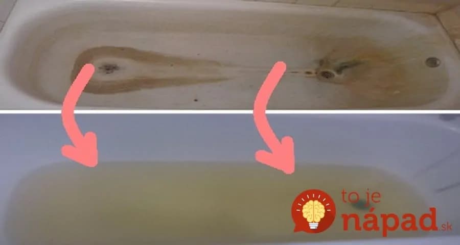 Týmto stačí očistiť vaňu či dlaždice a škvrny sú navždy preč! Toto by mala poznať každá gazdinka