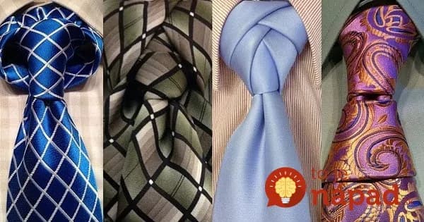 6 spôsobov, ako uviazať kravatu. S týmto budete hviezdou každého plesu alebo oslavy!