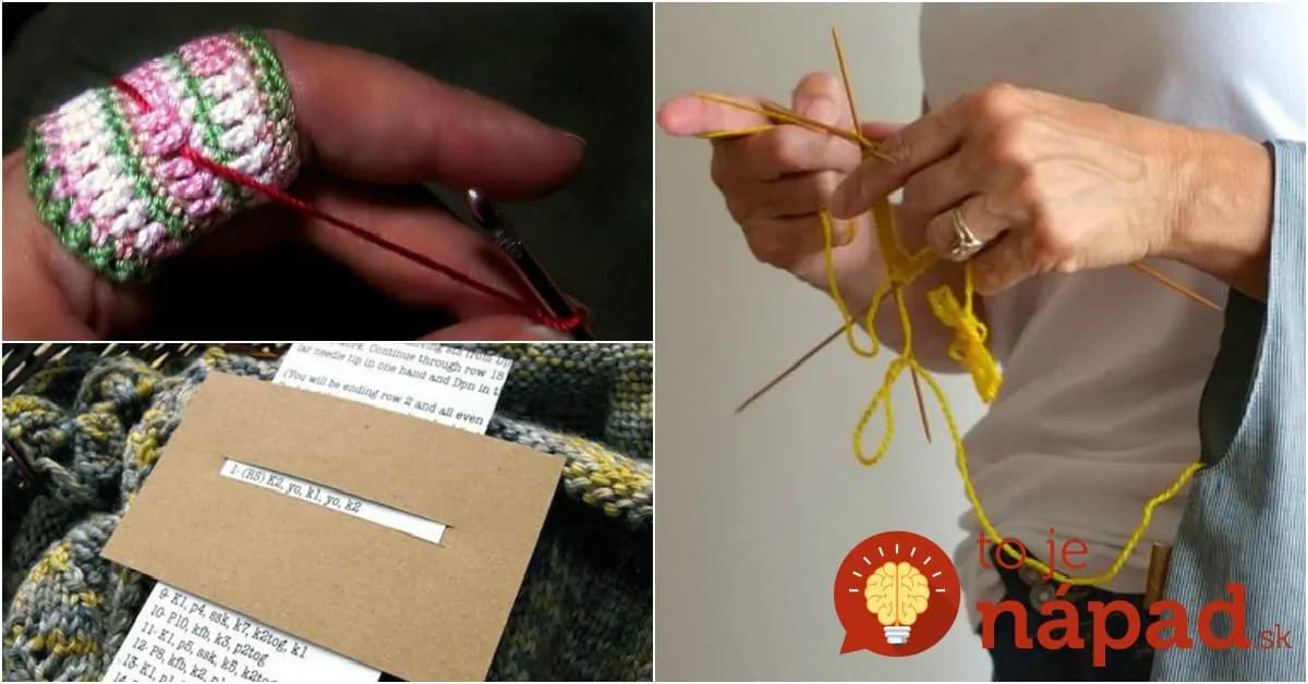 15 perfektných trikov, s ktorými si pletenie a háčkovanie zamilujú aj úplní začiatočníci!