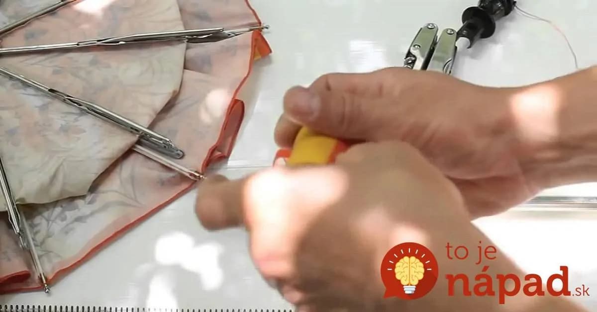 Zničil vám silný vietor dáždnik? Nevyhadzujte ho, vďaka geniálnemu nápadu vám ho budú závidieť všetci susedia!
