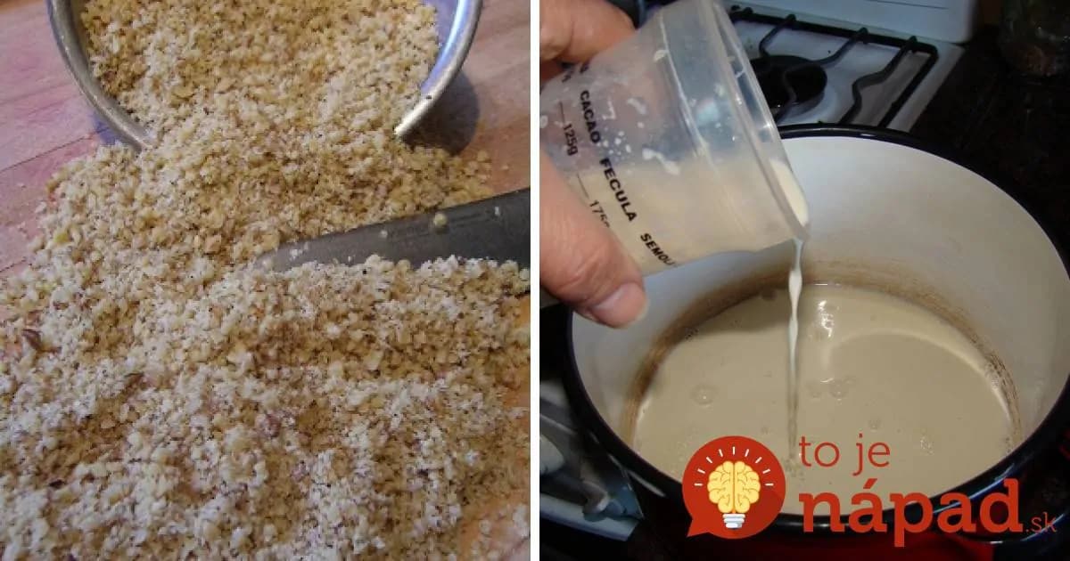 Orechy sú stále drahšie, jednou lacnou surovinou ich môžete perfektne nahradiť: Škoda, že sme tieto finty našich babičiek nepoznali skôr!
