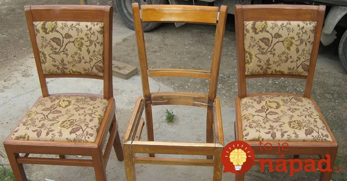 Na povale našla 3 staré stoličky: Pozrite sa, čo z nich dokázala vytvoriť za pár hodín!