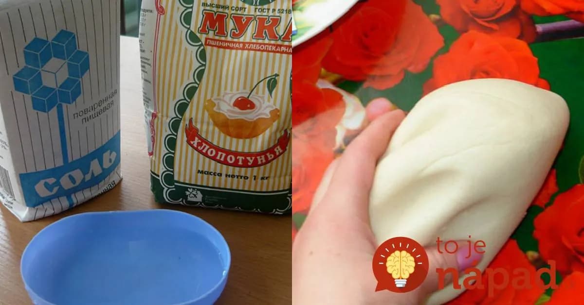 Soľ, múka a voda: Neuveríte, čo z toho vytvára táto žena!