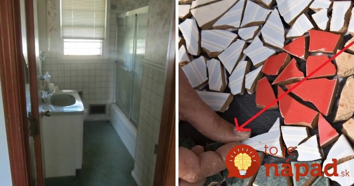 Muž začal lepiť kúsky dlaždíc do sprchového kúta: Toto dokázal vytvoriť s minimálnymi nákladmi!