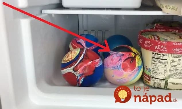 Žena vložila do mrazničky niekoľko balónov: Za pár drobných vytvorila vec, na ktorej mohli všetci hostia oči nechať!