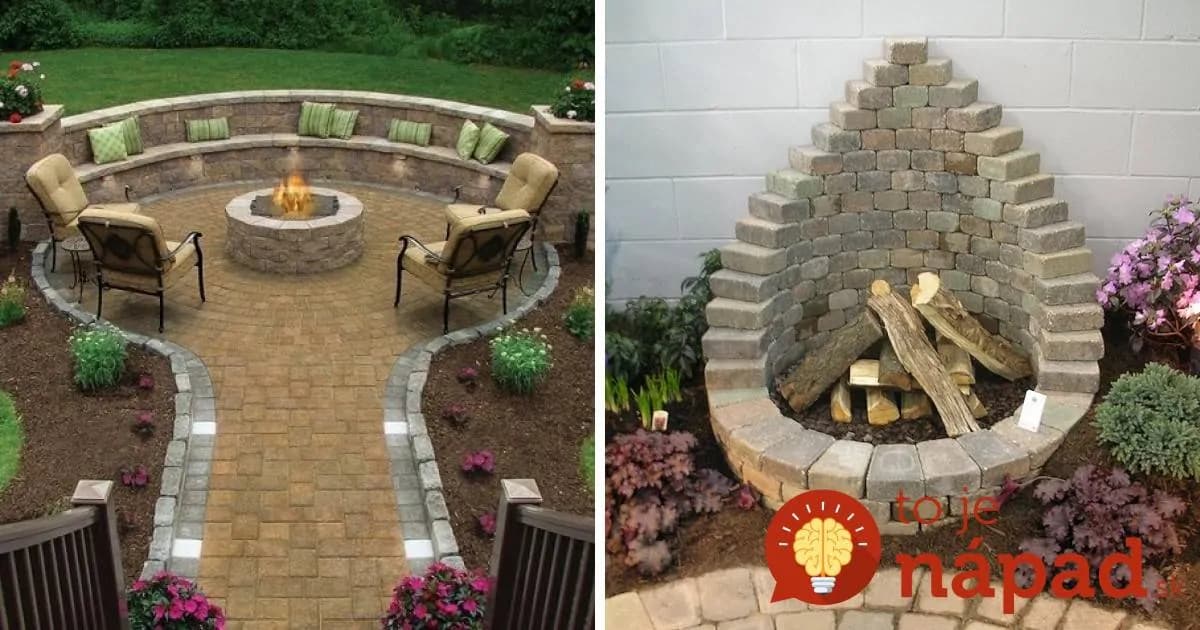 23 krásnych inšpirácií na záhradné ohniská, ktoré si viete ľahko zhotoviť aj vy!