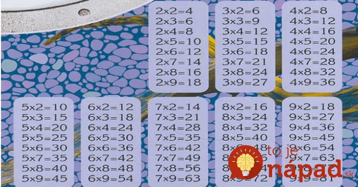 Budú ju sypať ako z rukáva aj o polnoci: Tento starý trik naučí deti násobilku jednoducho, rýchlo a efektívne!