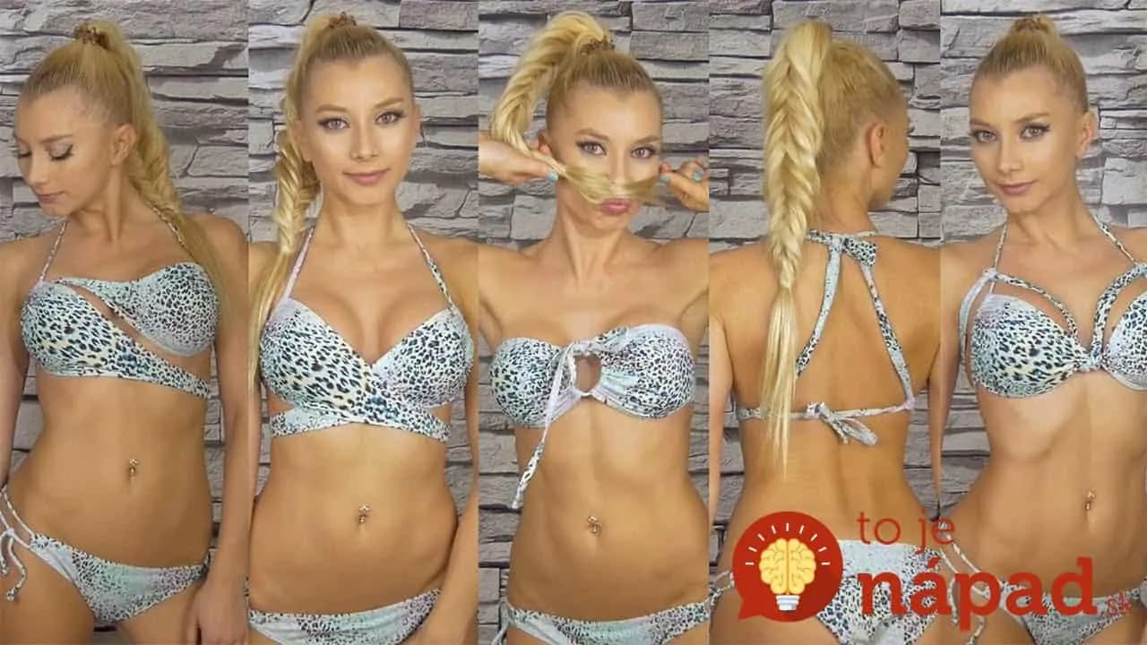 Postupy krok za krokom: 16 perfektných nápadov, ako uviazať bikiny tak, že zakaždým vyzerajú inak!