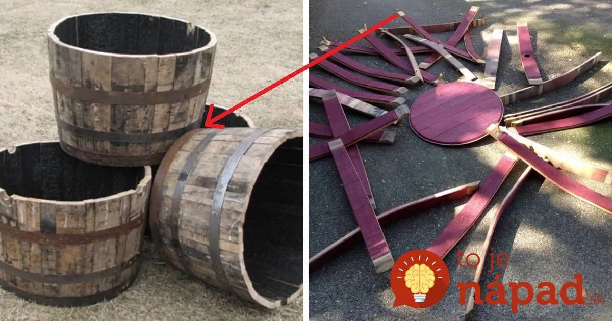 Staré sudy len zaberali miesto v pivnici: Šikovní ľudia ich rozobrali a našli geniálny spôsob, ako ich využívať ešte celé roky!